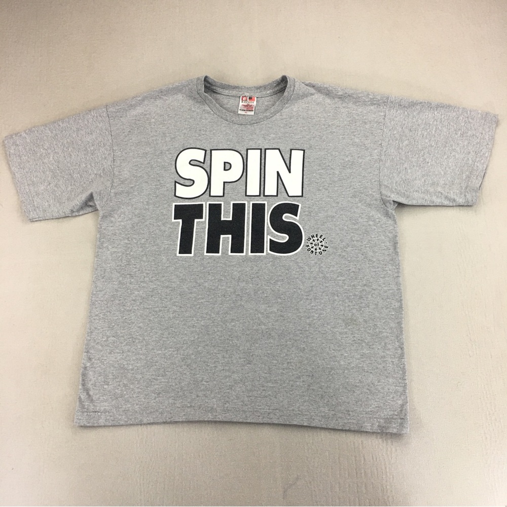 Wheel of Fortune Spin This Show Contestant T-Shirt Tee Adults Size XL